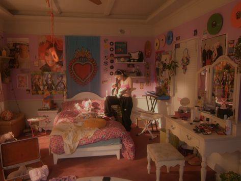 Interior, Pink Room Decor, Pink Room, Indie Room Decor, Y2k Room Decor, Girly Pink Bedroom, 2000s Room Decor, Girly Room, Indie Bedroom
