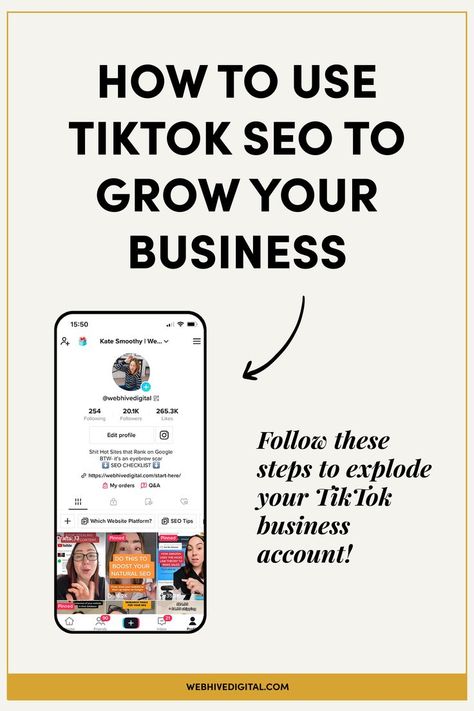 How to use TikTok SEO to grow your business Business Marketing, Social Marketing, Marketing Tips, Marketing Strategy Social Media, Content Strategy, Paying Ads, Social Media Marketing, Get Instagram Followers, Business Marketing Plan
