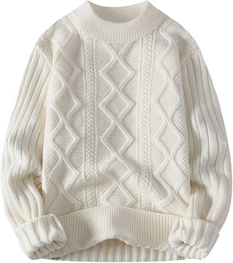 Casual Pullover Sweater, Retro Sweater, Sweaters Knitwear, Solid & Striped, Collar Sweater, Beige Sweater, Casual Pullover, Pullover Men, Knitted Pullover Sweaters