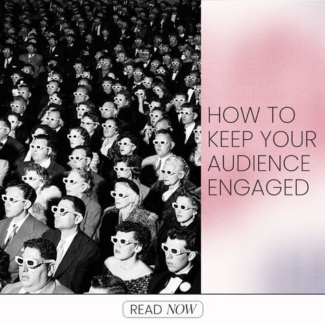 Audience engagement is a generic term to describe how much time a user spends with your content…how interested they are in what you (or your business) has to say. And no matter what service or product you’re trying to provide as a business owner, audience engagement is key. Engagements, Audience Engagement, Business Owner, Social Media Post, Success Business, Participation, Business, Audience, Catchy Phrases