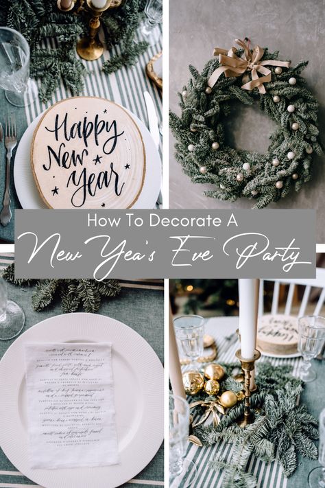 Host an epic New Years party at home with your family or at a local venue with my selection of the best 2021 New Year’s Eve Party decorations. Create a gorgeous black and gold table settings with star plates and gold confetti. Snap a photo with your friends with a fringe streamers photo backdrop and 2021 balloons. At the stroke of midnight, release your balloon drop and scream “ Happy New New Year”. Click the link to find more last-minute adult New Year’s Eve party ideas. New Years Eve Decorations, New Year Eve Table Setting, New Year Eve Table Decorations, New Years Eve Decorations Ideas, New Years Eve Table, New Year Table Setting Ideas, New Years Decorations, New Year Table Setting, New Years Eve Party