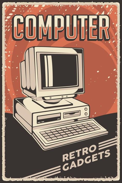 Retro Vintage, Gadgets, Retro, Vintage, Retro Games Poster, Retro Gadgets, Poster Vintage Retro, Retro Futurism, Retro Images
