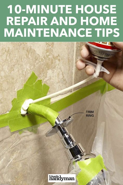 Home Repairs, Useful Life Hacks, Home Improvement Projects, Home Maintenance Checklist, Household Hacks, Homeowner, Repair And Maintenance, Home Repair, Home Fix