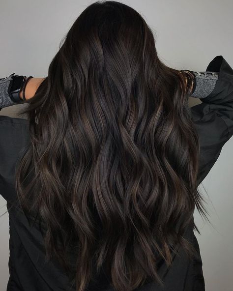 Balayage, Brunette Hair, Brunette With Lowlights, Rich Brunette Hair, Dark Brunette Hair, Dark Brunette, Brunette Hair With Highlights, Dark Brunette Balayage Hair, Brown Hair Inspo