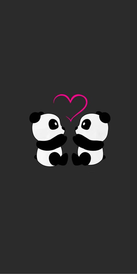Download Panda Love wallpaper by LittleMoth14 - 4f - Free on ZEDGE™ now. Browse millions of popular amor Wallpapers and Ringtones on Zedge and personalize your phone to suit you. Browse our content now and free your phone Iphone, Panda Wallpaper Iphone, Panda Wallpapers, Panda Background, Panda Images, Wallpaper Iphone Cute, Bear Wallpaper, Panda, Cartoon Wallpaper