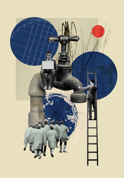 Museums, Weimar, Portfolio, Museum, College Art, Photomontage, Poster Art, Poster, Surreal Collage