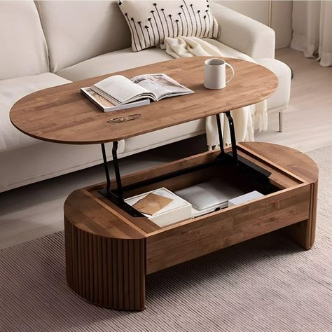 [AffiliateLink] Brown Wood Modern Coffee Table With Oval Top And Double Pedestal Base Coffee Tables #overottomancoffeetable Wooden Coffee Table Designs, Round Wood Coffee Table, Modern Wood Coffee Table, Wooden Coffee Table, Wooden Coffee Tables, Mid Century Modern Coffee Table, Coffee Table Wood, Extendable Coffee Table, Modern Coffee Tables