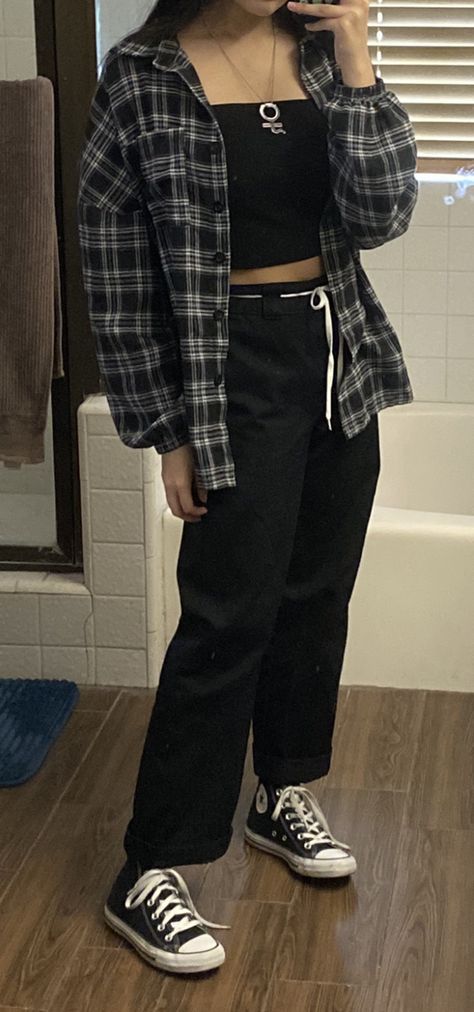 Grunge, Outfits, Grunge Outfits, Aesthetic Outfits Sweatpants, Outfit Grunge, Flannel Outfits Grunge, Grunge Outfits Girls, Cute Outfits, Alternative Outfits