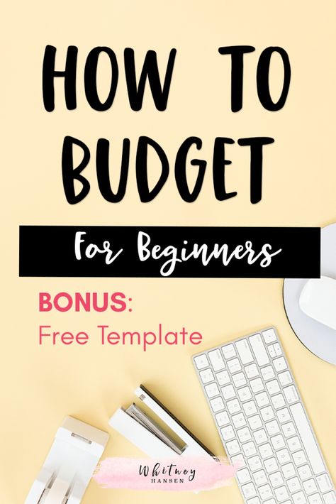 Budgeting For Beginners: How To Create A Budget - Whitney Hansen | Money Coaching Coaching, Organisation, Budgeting Tips, Budgeting Money, Budgeting Finances, Budgeting, Savings Plan, Budget Planning, Budgeting Worksheets