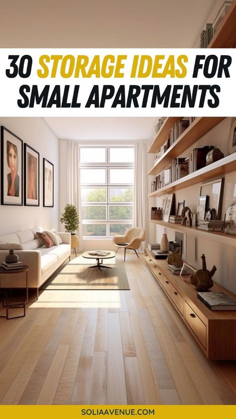 30 SMART STORAGE IDEAS FOR SMALL APARTMENTS | storage ideas for small spaces, storage ideas for small spaces bedroom, storage ideas for bedroom, storage ideas for small bathrooms, storage ideas for small bedrooms, storage ideas for small spaces kitchen, storage ideas #storageideas Diy, Storage For Small Spaces, Storage For Small Bedrooms, Small Space Storage Bedroom, Clever Storage Ideas, Small Space Storage, Storage Ideas Living Room, Small Apartment Storage, Small Room Storage Ideas