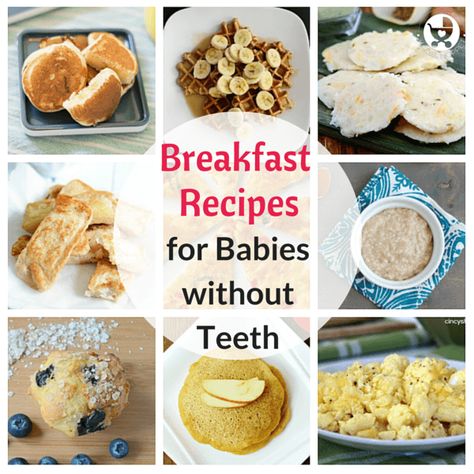 foods for babies without teeth Snacks, Toddler Meals, Homemade Baby Foods, Toddler Food, Clean Eating Snacks, Baby Food Recipes, Baby Food Breakfast, Homemade Baby Food, Healthy Baby Food
