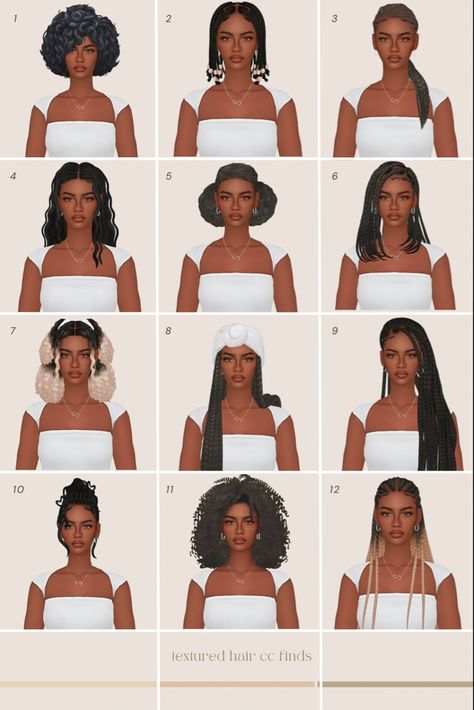 The Sims, Sims 4 Afro Hair, Sims 4 Afro Hair Cc, Sims 4 Body Mods, Sims 4 Black Hairstyles, Sims 4 Black Hair, Sims Hair, Sims 4 Mods Clothes, Sims 4 Clothing