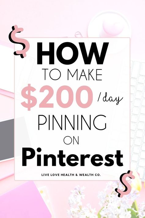 How to Make Money on Pinterest (with or without a blog) | Live Love Health & Wealth Motivation, How To Start A Blog, Make Money From Home, Earn Money From Home, Make Money From Pinterest, Make Money Blogging, Earn Money Online, Make Money Online, How To Get Money