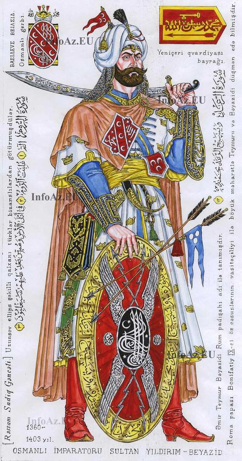 Osmanlı İmparatoru Sultan Yıldırım Beyazid Empire, Sultan, Ancient Civilizations, Islam, King Solomon Seals, North Africa, Sade, Ottoman Empire, Medieval
