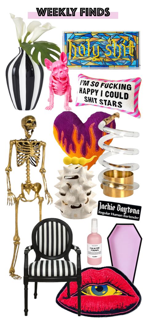 Continuing October spookiness but today we have a look at some funky ass decor ! #eclecticdecor #homedecor #witchyvibes Funky Junk Interiors, Strange Decor, Funky Eclectic Decor, Quirky Decor, Funky Room Decor, Retro Glam Decor, Funky Decor, Quirky Living Room, Quirky Kitchen Decor