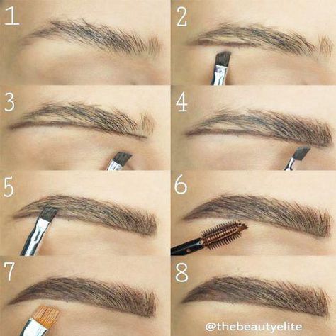 #NailArt Eye Make Up, Eyebrows, Eyebrow Make-up, Ombre, Eyebrow Hacks, Eyebrow Makeup, Eyebrow Makeup Tips, Eye Makeup, Brow Tutorial