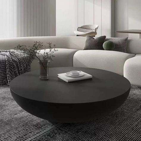 11 Best Drum Coffee Table Trends 2021 & 20221 Contemporary Coffee Table, Round Coffee Table Modern, Concrete Coffee Table, Modern Coffee Tables, Drum Coffee Table, Stone Coffee Table, Coffee Table Design, Round Black Coffee Table, Unique Coffee Table