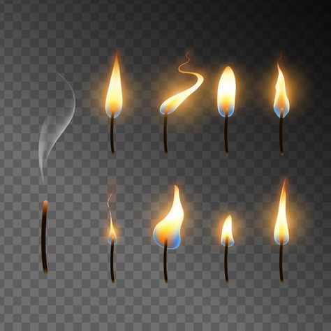 Collection of candles flame | Free Vector #Freepik #freevector #fire #smoke #flame #sparkle Inspiration, Art, Draw, Kunst, Drawings, Fantasy, Art Reference Photos, Drawing Flames, Art Reference