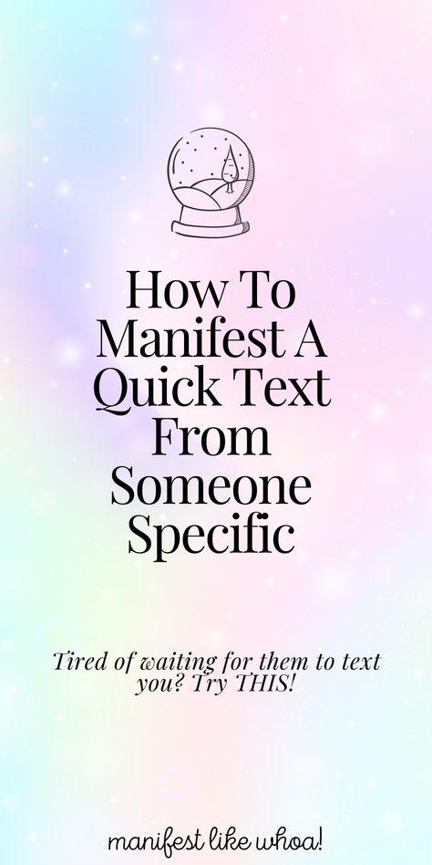 How To Manifest A Text From Someone Specific (Manifest Your Crush To Text You) Outfits, Meditation, Motivation, How To Manifest, Manifestation Law Of Attraction, To Manifest, Text You, Manifestation Quotes, Qoutes