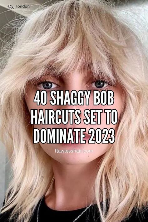 The shaggy bob haircut combines the delicious texture of the shag with the crisp length of the bob. It's casual but edgy—and impossible to resist. Haar, Bob, Hair Cuts, Capelli, Edgy Haircuts, Bob Haircut With Bangs, Shag Bob Haircut, Shaggy Bob Haircut, Cute Bob Hairstyles