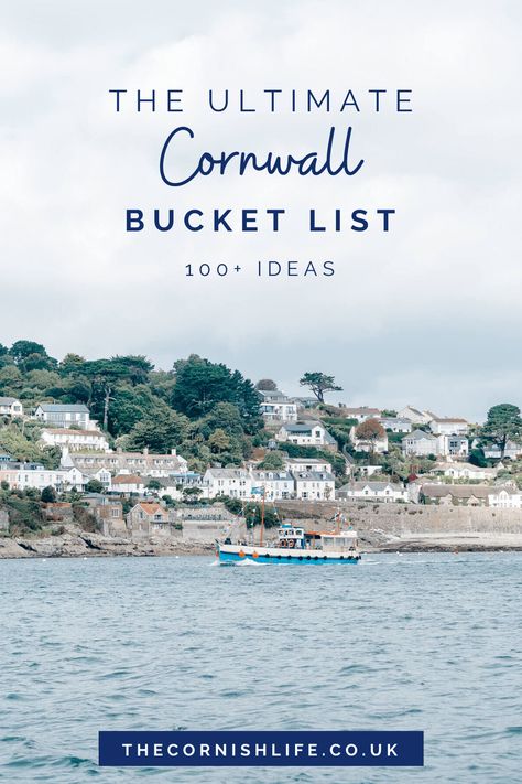 The Ultimate Cornwall Bucket List | 100+ Ideas of things to do in Cornwall | #cornwall #devonandcornwall Outdoor, Cornwall, Bucket List, Beach, Blog, Lifestyle Blog, Bucket, List, Lifestyle