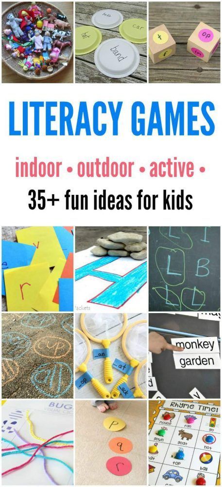 Literacy Games for Kids: Indoor and Outdoor Learning Fun! Pre K, Outdoor, Literacy Night Activities, Literacy Games, Learning Games, Literacy Night, Literacy Activities, Fun Learning, Learning Activities