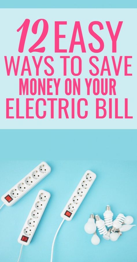12 Easy Ways to Save on Your Electric Bill - Organization Obsessed Saving Money, Diy, Organisation, Life Hacks, Budgeting Tips, Budgeting Finances, Save Money Fast, Ways To Save Money, Money Saving Challenge