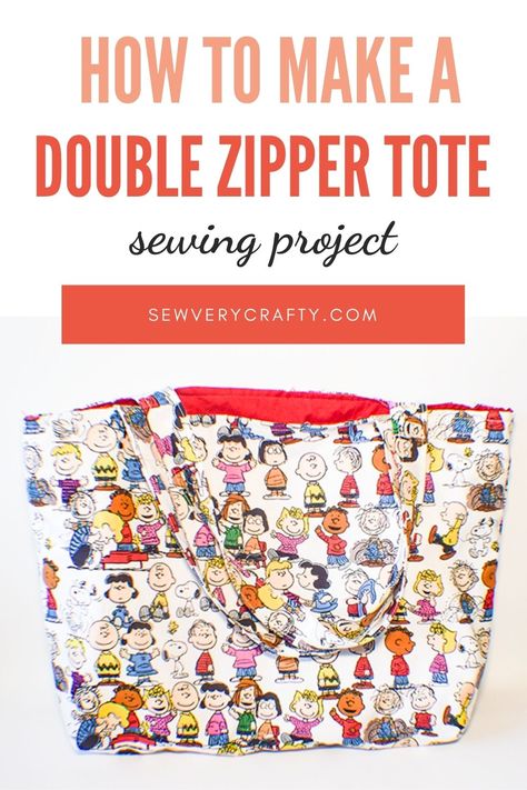 Learn to sew this very functional double zipper divdied tote. This tote has two zippered interior pocketes to store all of your necessities. This project is an advanced beginner sewing project with a free sewing tutorial and sewing pattern to walk you throught he process step-by-step. This is a terrific tote bag so give it a try. Happiness, Diy, Sewing Projects, Couture, Sewing Bag, Sew Tote Bag Pattern, Sewing Projects For Beginners, Diy Tote Bag, Zippered Tote Bag Tutorial