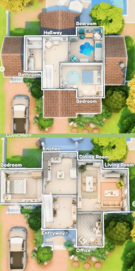 Sims 4 Double layer home
