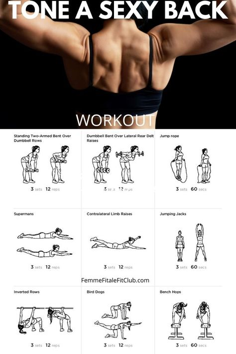 Fitness, Back Workout At Home, Back Workouts For Women, Toned Back Workout At Home, Back Fat Workout, Shoulder Workout Women, Gym Workout Tips, Back Workout Women, Back Workout Routine