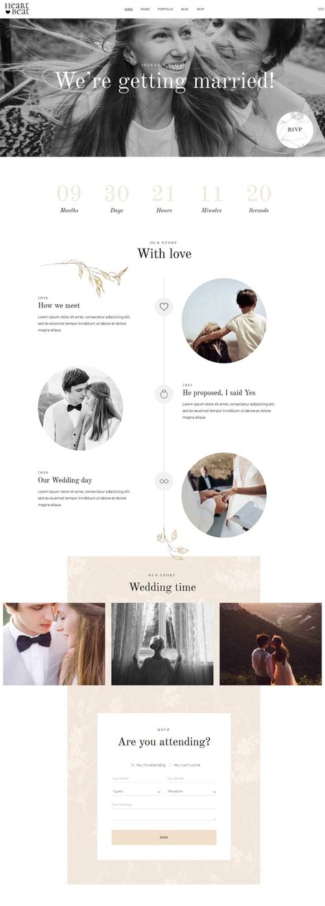 Design, Web Design, Wordpress Wedding Invitations, Wedding Website Free, Wedding Website Examples, Wedding Website Template, Wedding Website Inspiration, Wedding Website Design, Wedding Invitation Website