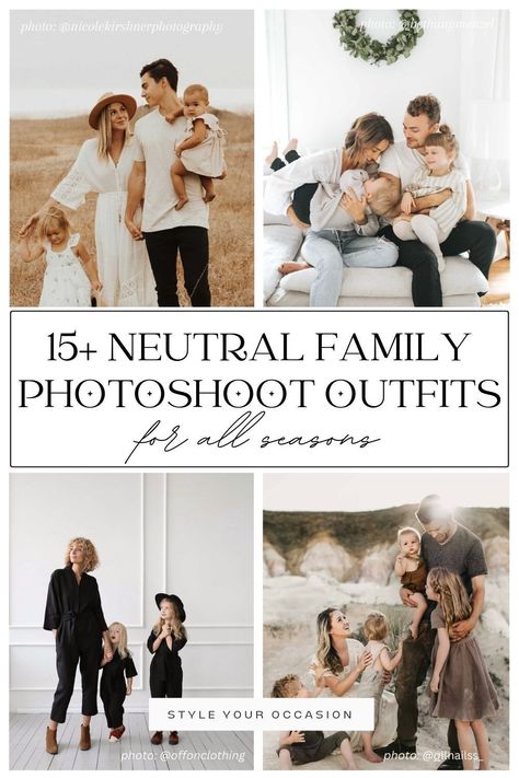 Boho, Family Photos, Inspiration, Family Photo Shoot Ideas, Neutral Family Photos, Family Photos What To Wear, Neutral Family Picture Outfits Fall, Family Pics, Winter Family Pictures Outfits Outdoor
