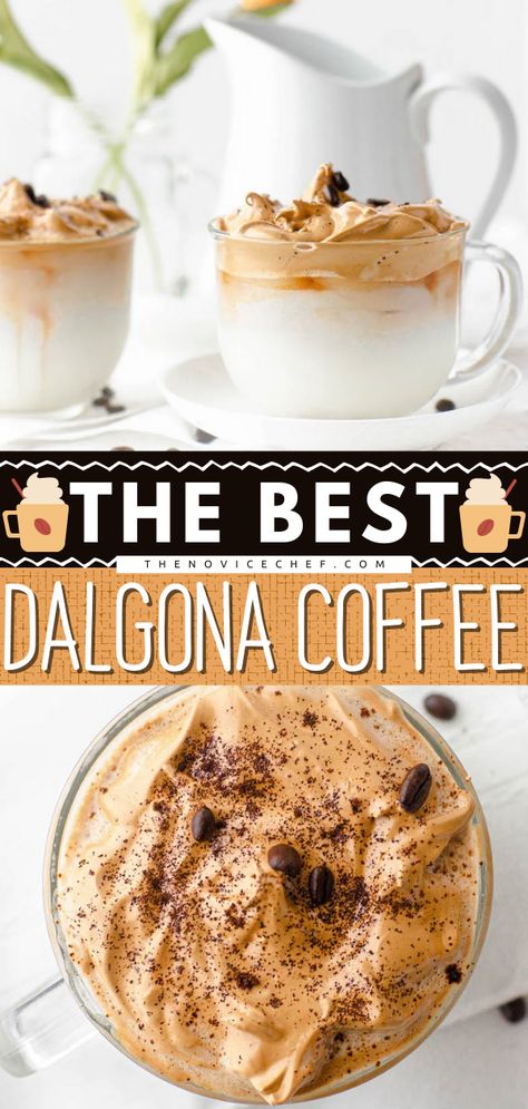 Dalgona Coffee Popular, Starbucks, Coffee Recipes, Espresso Recipes, Latte Recipe, Gourmet Coffee Recipes, Espresso Drink Recipes, Gourmet Coffee, Dalgona Coffee