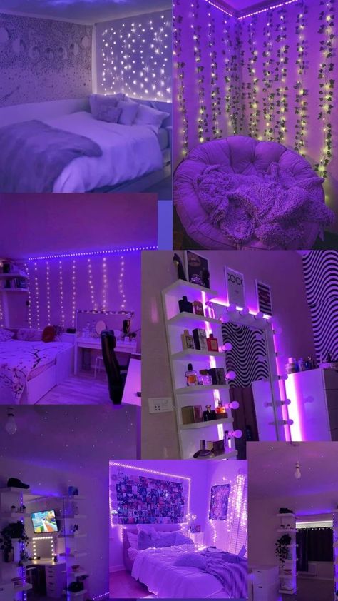 You can find more on our website! Neon, Dekorasyon, Pretty Room, Classy Bedroom, Quartos, Girly Room, Kamar Tidur, Neon Bedroom, Room Ideas Bedroom
