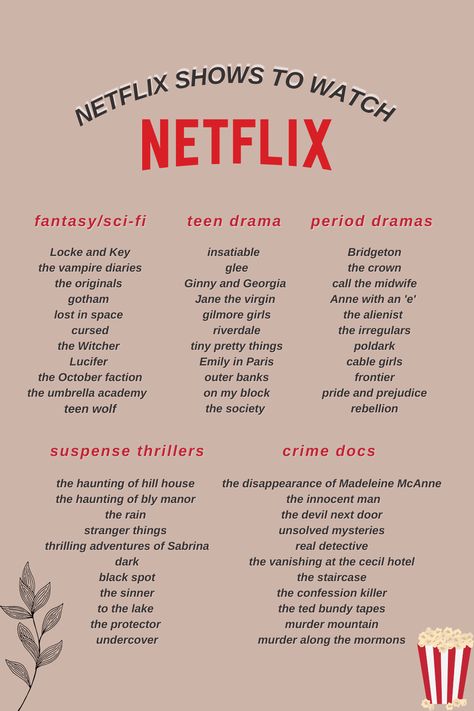 Films, Tv Series To Watch, Must Watch Movies List, Good Netflix Tv Shows, Netflix Tv Shows, Netflix Shows To Watch, List Of Good Movies, Netflix Movies To Watch, Netflix Suggestions
