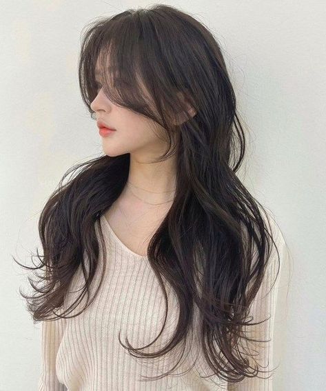 Long Hair Styles, Gaya Rambut, Asian Haircut, Rambut Dan Kecantikan, Haar, Aesthetic Hair, Long Hair Cuts, Cut, Long Asian Hairstyles
