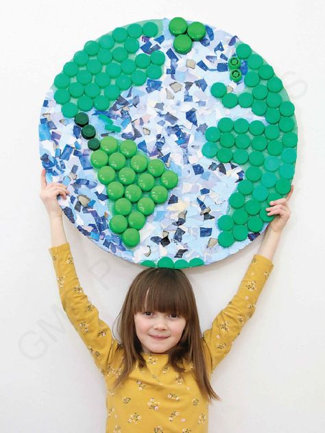 Eco Craft, Eco Kids Crafts, Sustainable Crafts For Kids, Eco Crafts, Eco Crafts For Kids, Eco Friendly Crafts For Kids, Recycling Projects For School, Recycling Art Preschool, Eco Friendly Crafts