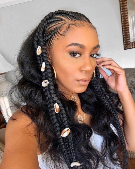 Never sweat; there are plenty of ways to add a bit (or a lot) more excitement to this relatively low-maintenance protective style. Short Hair Styles, Up Dos, Plait Styles, Haar, Peinados, Braid Styles, Updos, Beautiful Braided Hair, African Braids Hairstyles