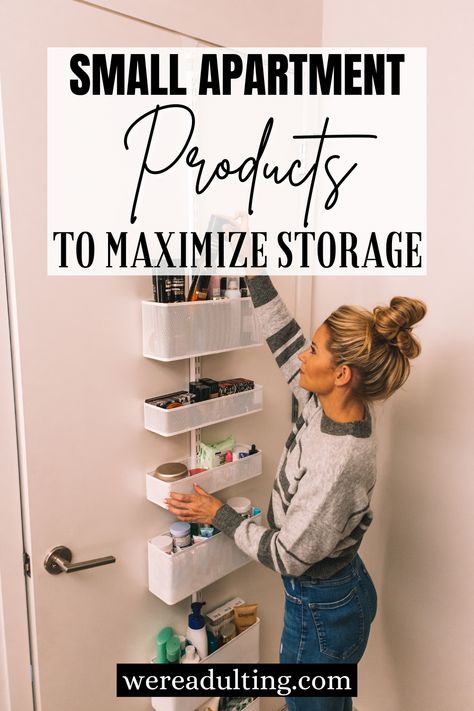 I have been trying to find the best products to increase the storage in my small apartment and i finally found the best guide Decoration, Diy, Storage For Small Spaces, Organizing Small Apartments, Organize Small Spaces, Apartment Hacks Organizing, Small Space Shoe Storage, Storage Hacks, Apartment Organization Diy