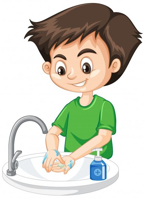 Boy cleaning hands on white background | Free Vector #Freepik #freevector #hand #cartoon #health #cute Adobe Illustrator, Childhood, Kids, Drawing For Kids, Art Drawings For Kids, Kids Learning, Hand Washing Poster, Ilustrasi, Preschool Activities