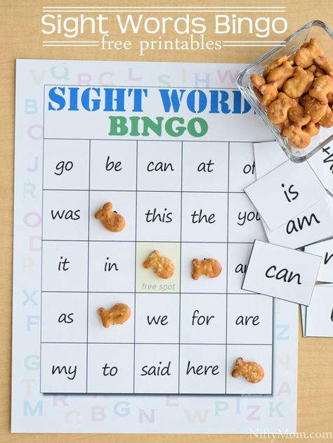 Pre K, English, Sight Word Games, Sight Words, Phonics, Sight Word Bingo, Sight Word Activities, Sight Words Kindergarten, Sight Words Kindergarten Printables