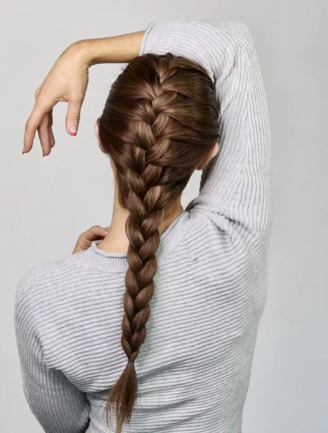 How to French Braid Your Hair: Step-by-Step Tutorial Braided Hairstyles, Down Hairstyles, Two French Braids, Braiding Your Own Hair, Plaits Hairstyles, French Braid, French Braid Hairstyles, Braided Hairstyles Tutorials, Braided Hair Tutorial