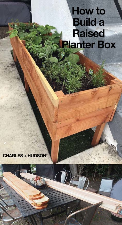 Small Garden Boxes Raised Beds, Long Raised Flower Beds, Redwood Planter Boxes Diy, Diy Raised Flower Bed Planter Boxes, Vegetable Garden Box, Make Planter Boxes, Small Raised Herb Garden Planter Boxes, Outdoor Garden Boxes Raised Beds, Flower Bed Boxes Raised Planter