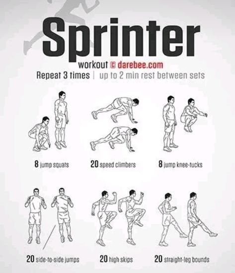 Sprinter Workout At Home, How To Be A Better Sprinter, Sprinter Exercises, Workout For Running, Sprinter Workout, Track Workout Training, Running Exercises, Stamina Workout, Sprint Workout