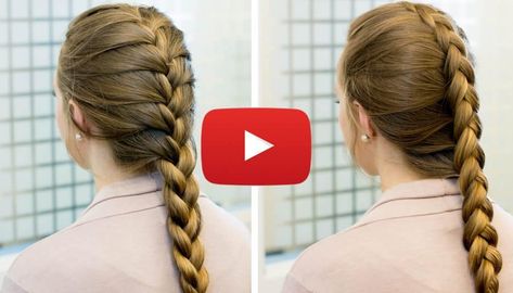 Plait Styles, Easy French Braid, Reverse French Braids, Braid Styles, Reverse Braid, Braid Tutorial, Types Of Braids, French Braid Hairstyles, Braid Inspiration