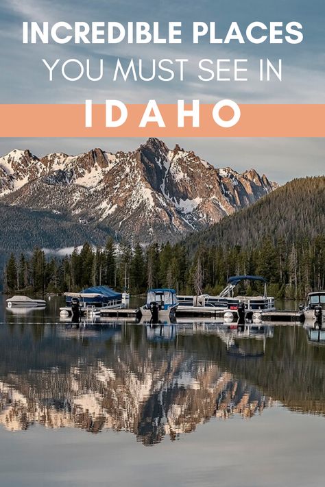 17 beautiful places you must see in Idaho. It's not called the 'Gem State' for no reason! Idaho Vacation, North America Travel, Road Trip Usa, Idaho Travel, Spokane, Travel Usa, Wyoming Camping, Vacation Spots, Idaho Adventure