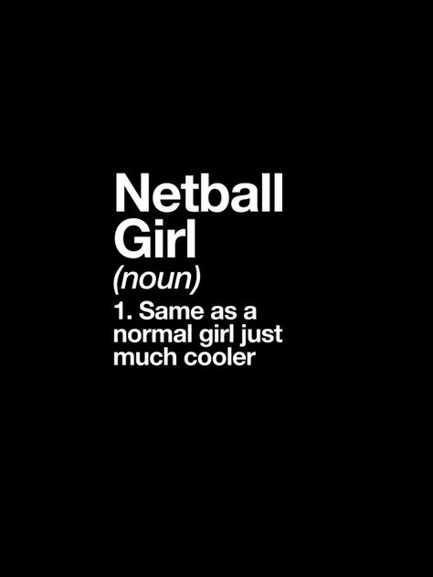 "Netball Girl Definition Funny & Sassy Sports Design" iPhone Case for Sale by yesqueen | Redbubble Netball, Netball Quotes, Netball Pictures, Sports Quotes, Sassy, Netball Outfits, Inspirational Sports Quotes, Basketball Girls, Mood