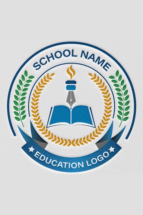Logos, School Logos, University Logo, Education Logo Design, Education Logo, Design School Logo, School Logo, Logo For School, Teaching Graphic Design