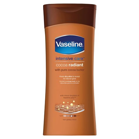 PRICES MAY VARY. Vaseline Essential Moisture Cocoa Radiant Lotion 200 ml - Pack of 3 Alcohol, Body Lotions, Perfume, Vaseline Lotion, Vaseline Cocoa Butter, Vaseline Jelly, Moisturizing Lip Balm, Cocoa Butter Body Lotion, Body Lotion