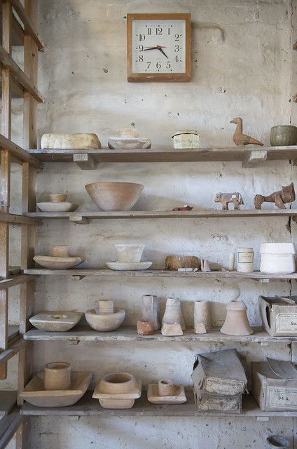 Interior, Studio, Porcelain, Stoneware, Bernard, St Ives, Pottery Studio, Interieur, Ceramic Studio
